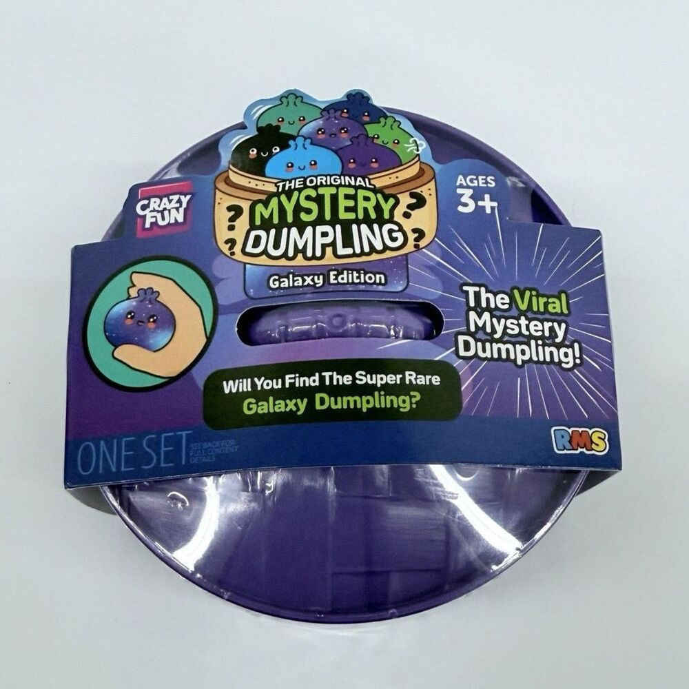 Crazy Fun Rainbow Mystery Dumpling Galaxy Edition Squishy Bun Fidget Toy NEW